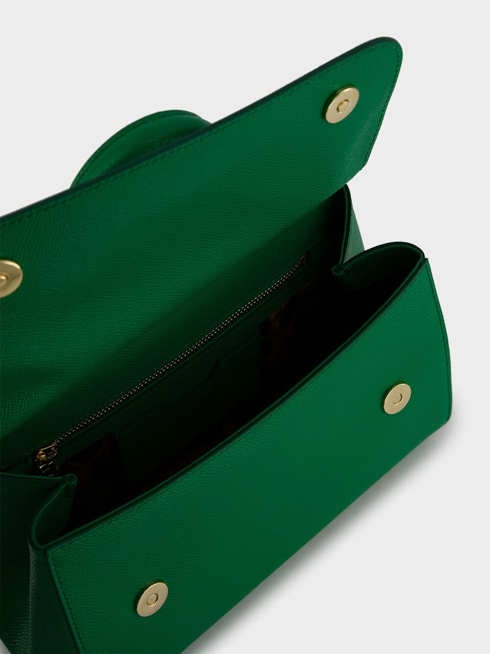 Large Sicily Green Leather Tote