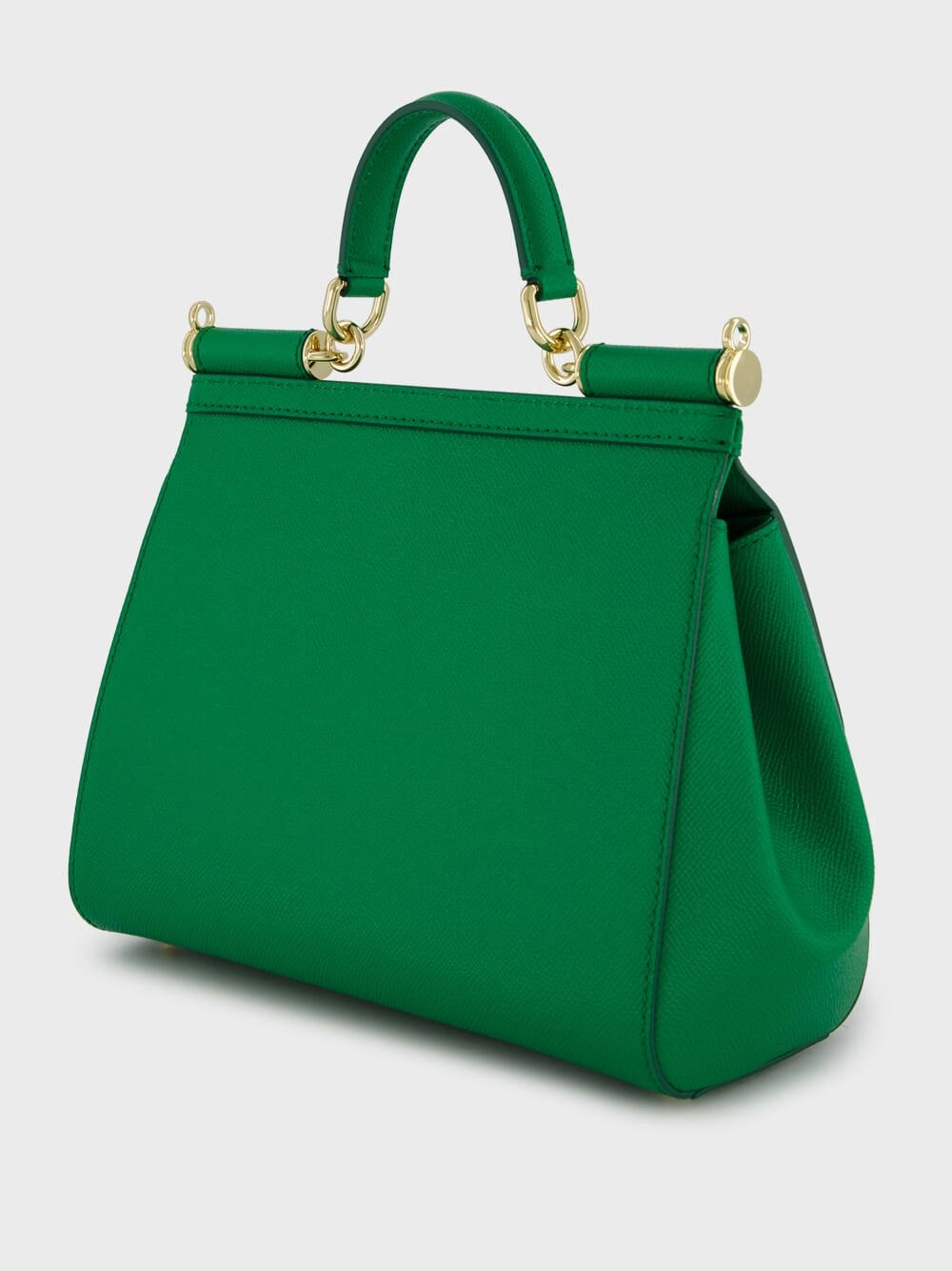 Large Sicily Green Leather Tote