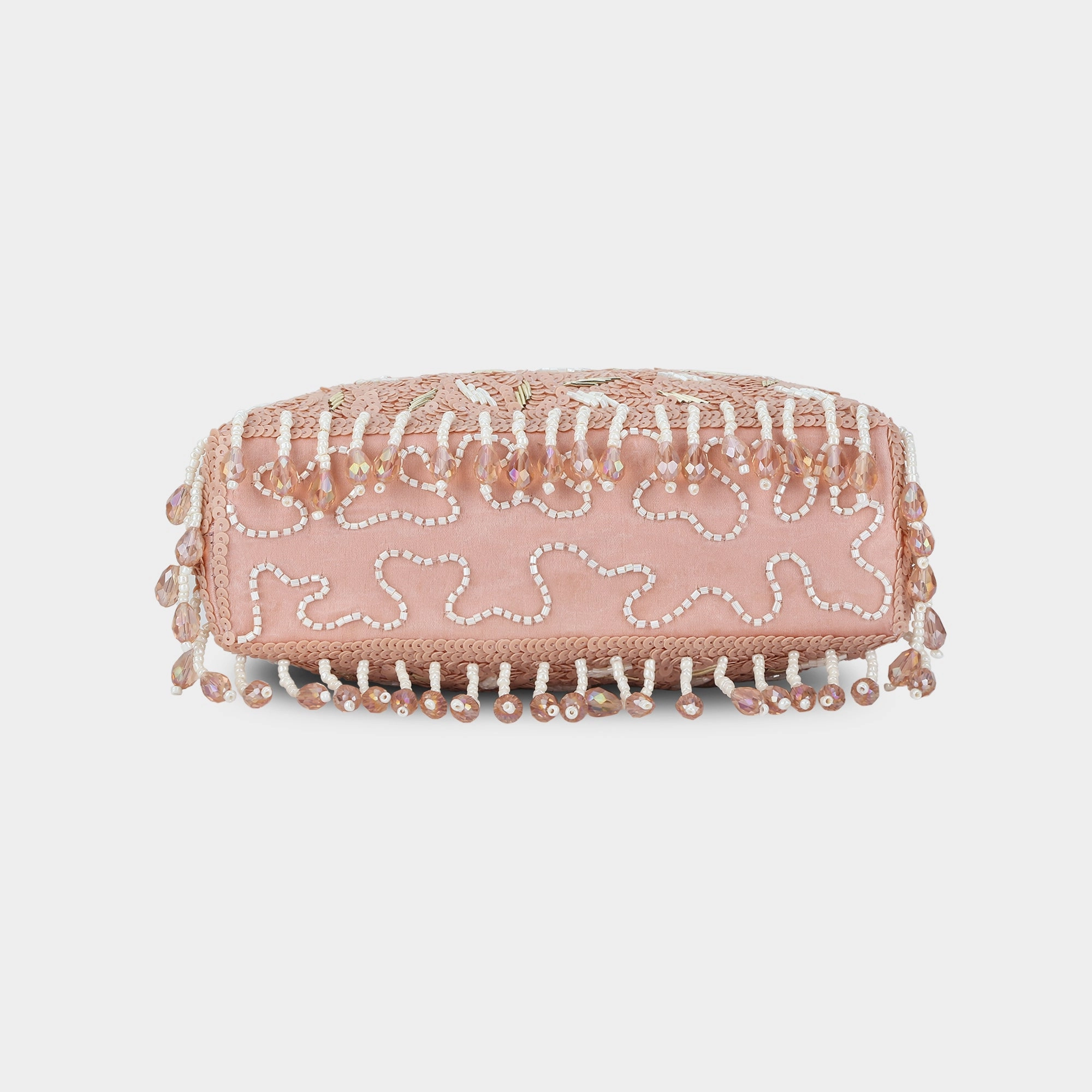 Lavie Luxe Crown Rose Gold Medium Women's Potli
