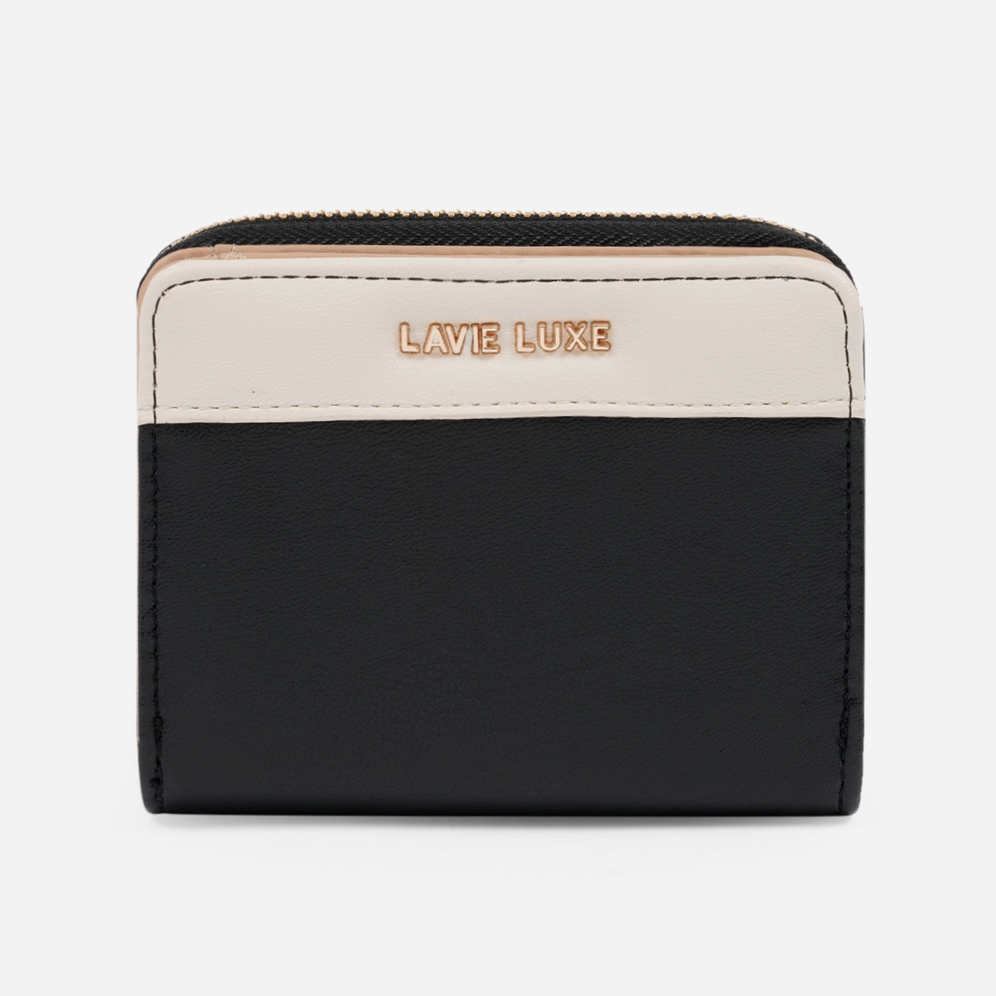 Lavie Luxe flap24 Black Small Women's Bifold wallet