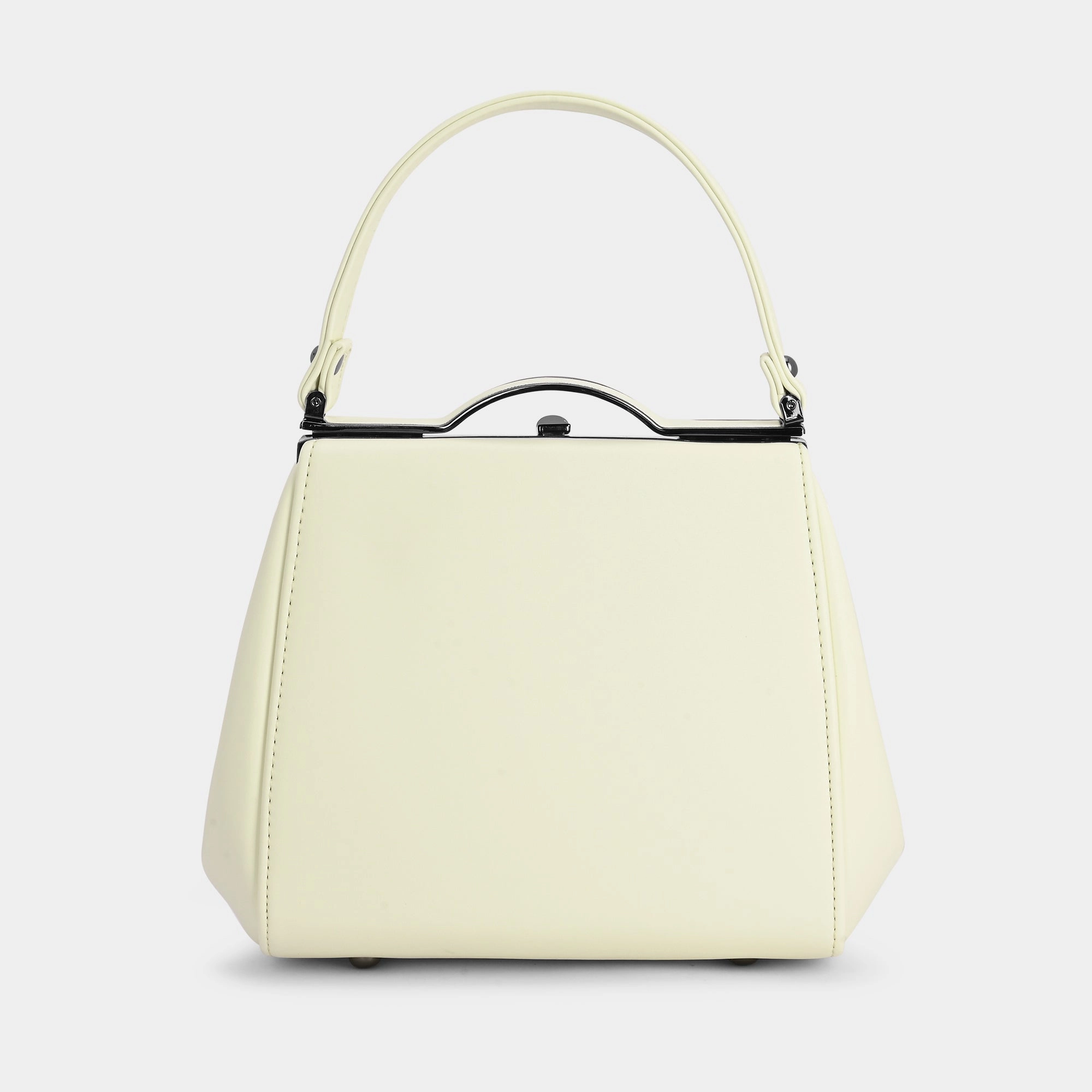Lavie Luxe Fluff Frame Offwhite Medium Women's Framed Bag