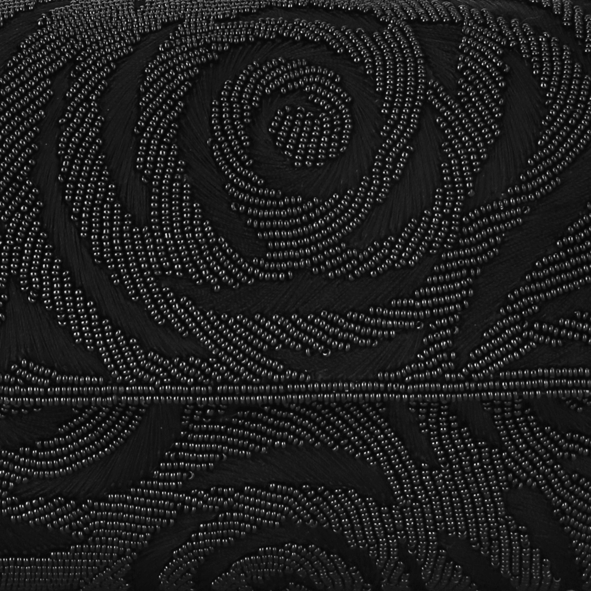 Lavie Luxe Gemmy Black Medium Women's Flap Clutch