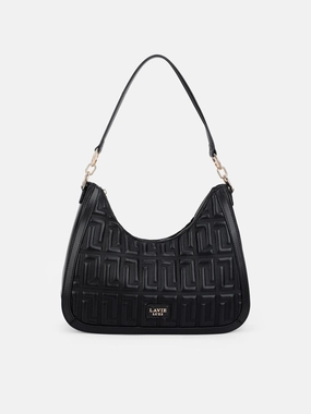 Lavie Luxe Hailey Large Hobo Bag - Off white Colour