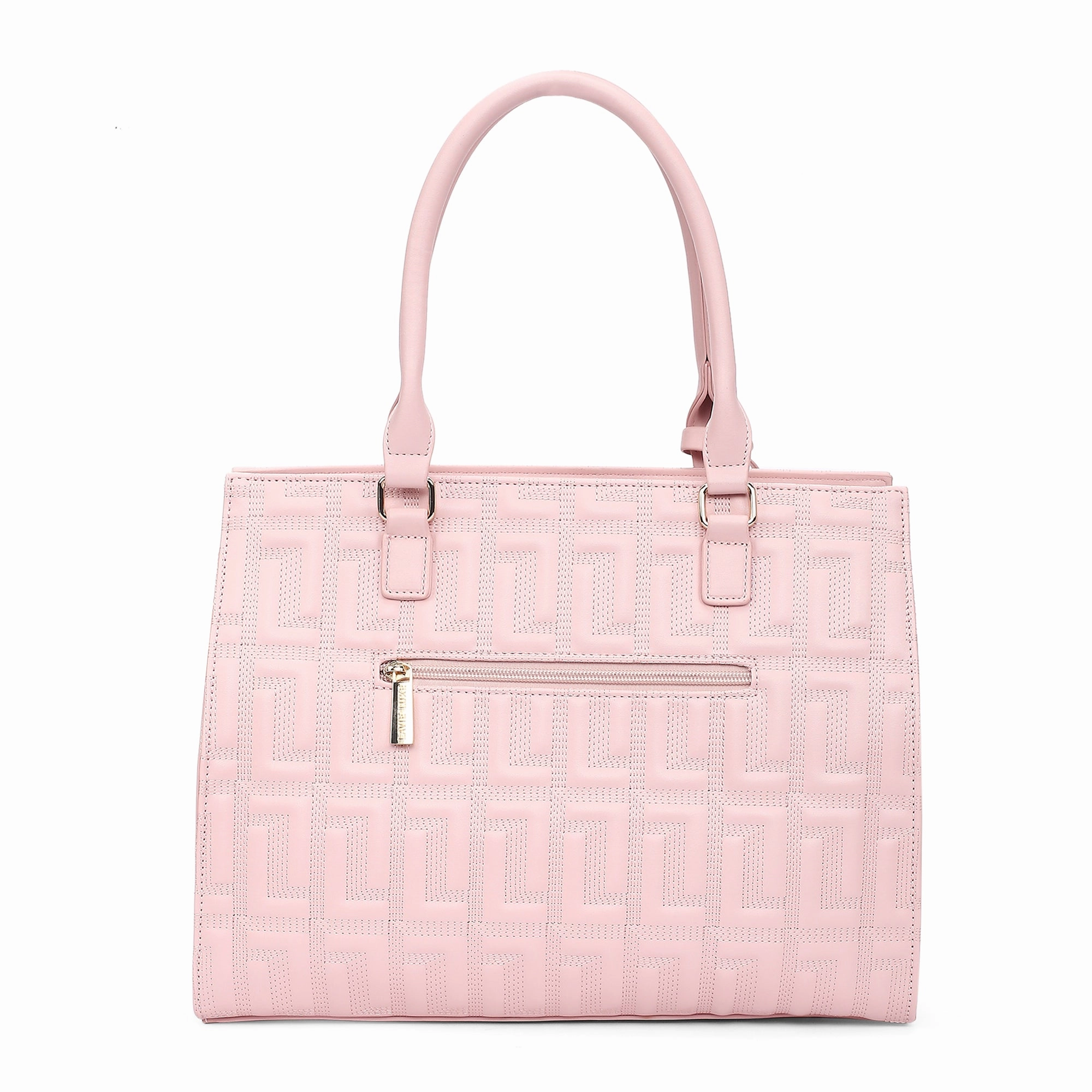 Lavie Luxe Jelly Light Pink Large Women's Satchel