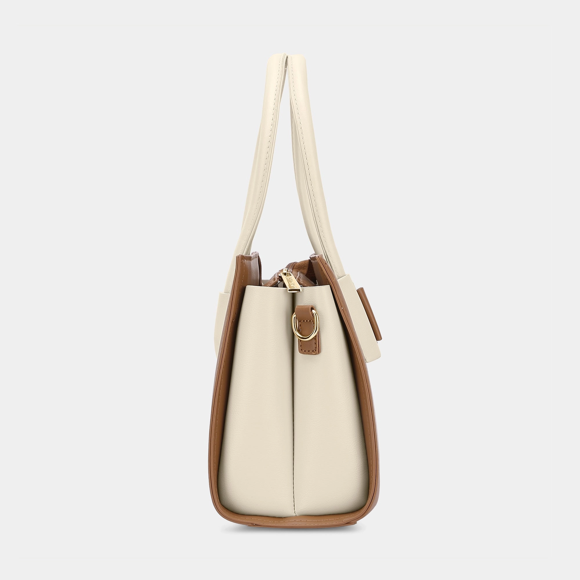 Lavie Luxe Knot Tan Medium Women's Satchel Bag