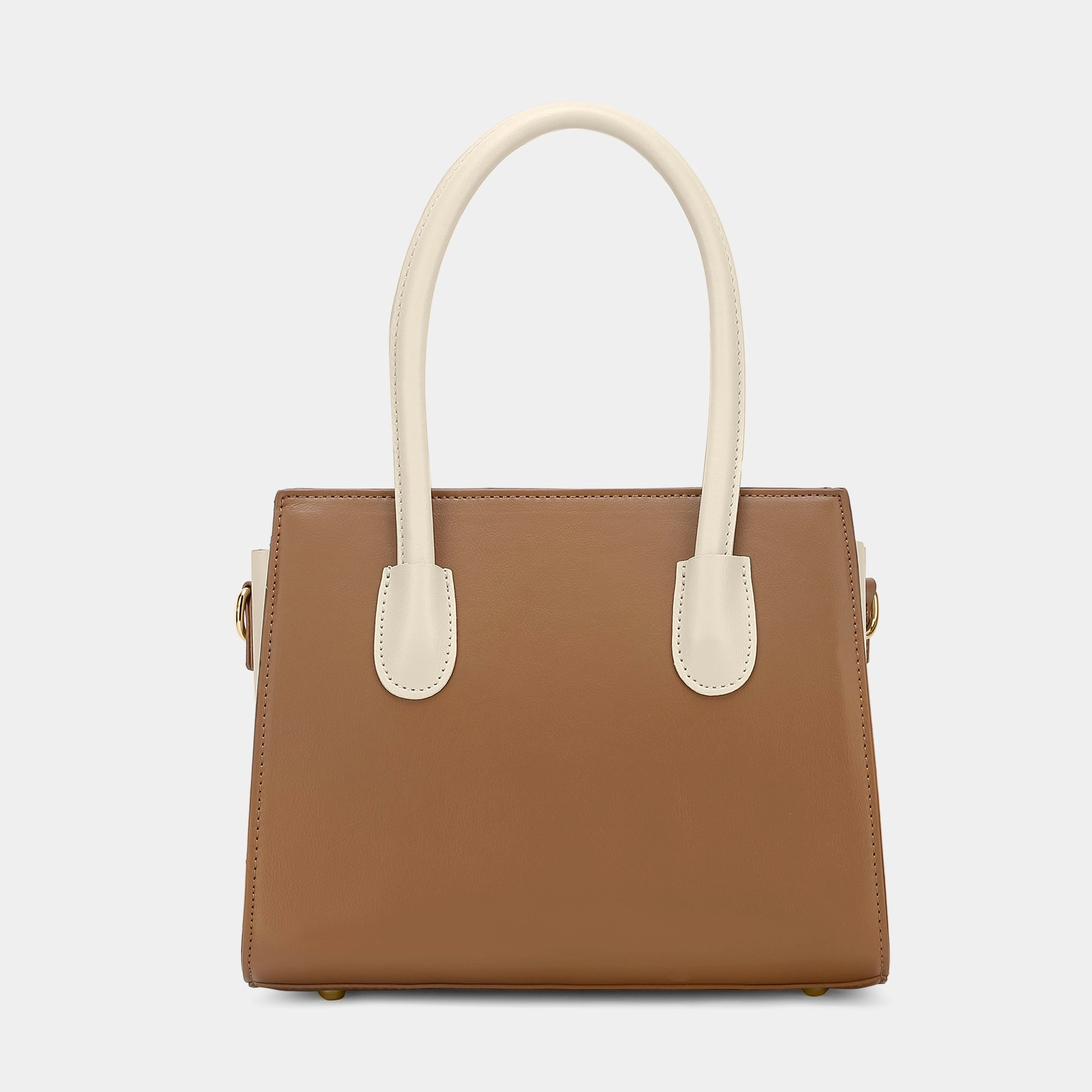 Lavie Luxe Knot Tan Medium Women's Satchel Bag