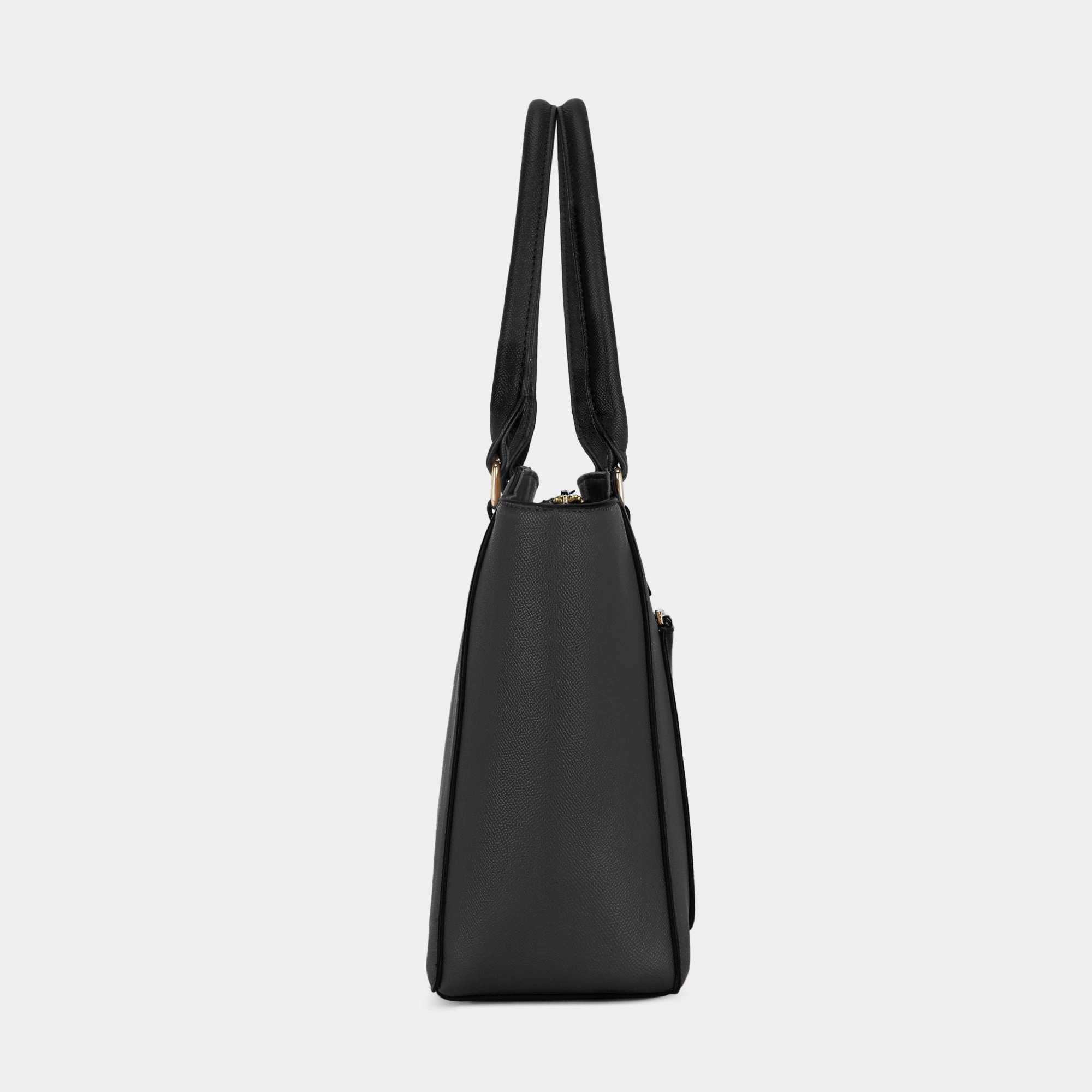 Lavie Luxe Kyle Black Large Women's Tote