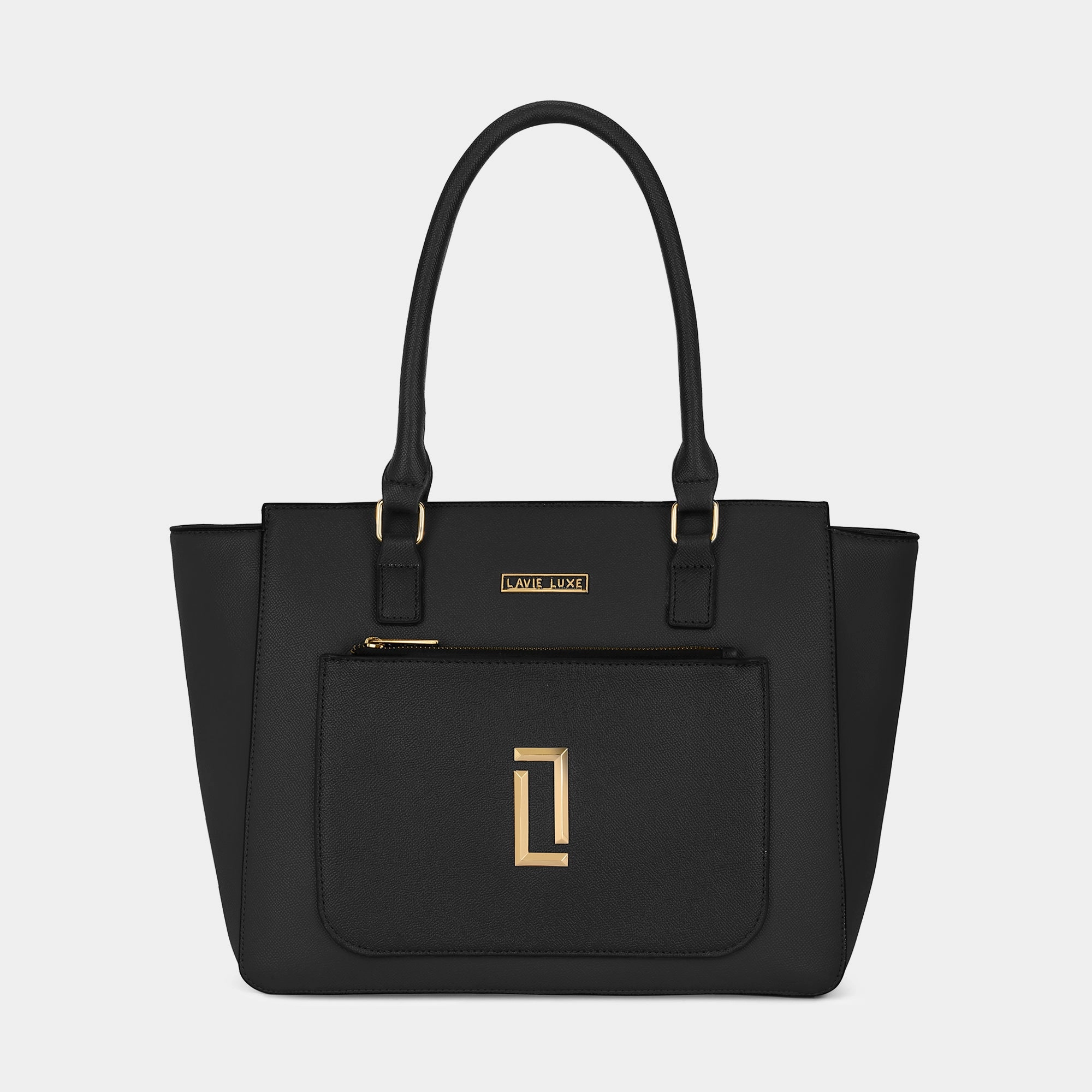 Lavie Luxe Kyle Black Large Women's Tote
