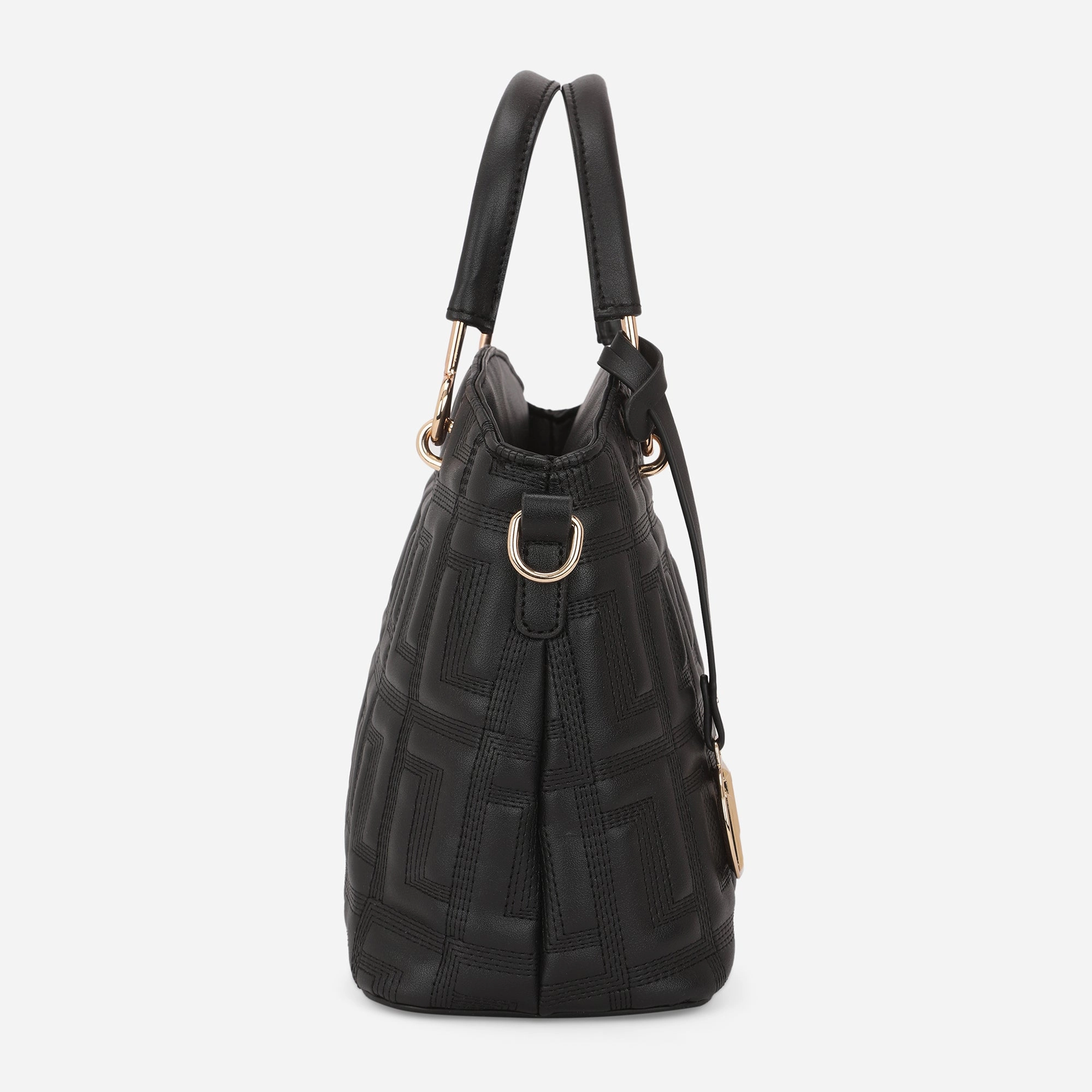 Lavie Luxe Label Black Small Women's Satchel