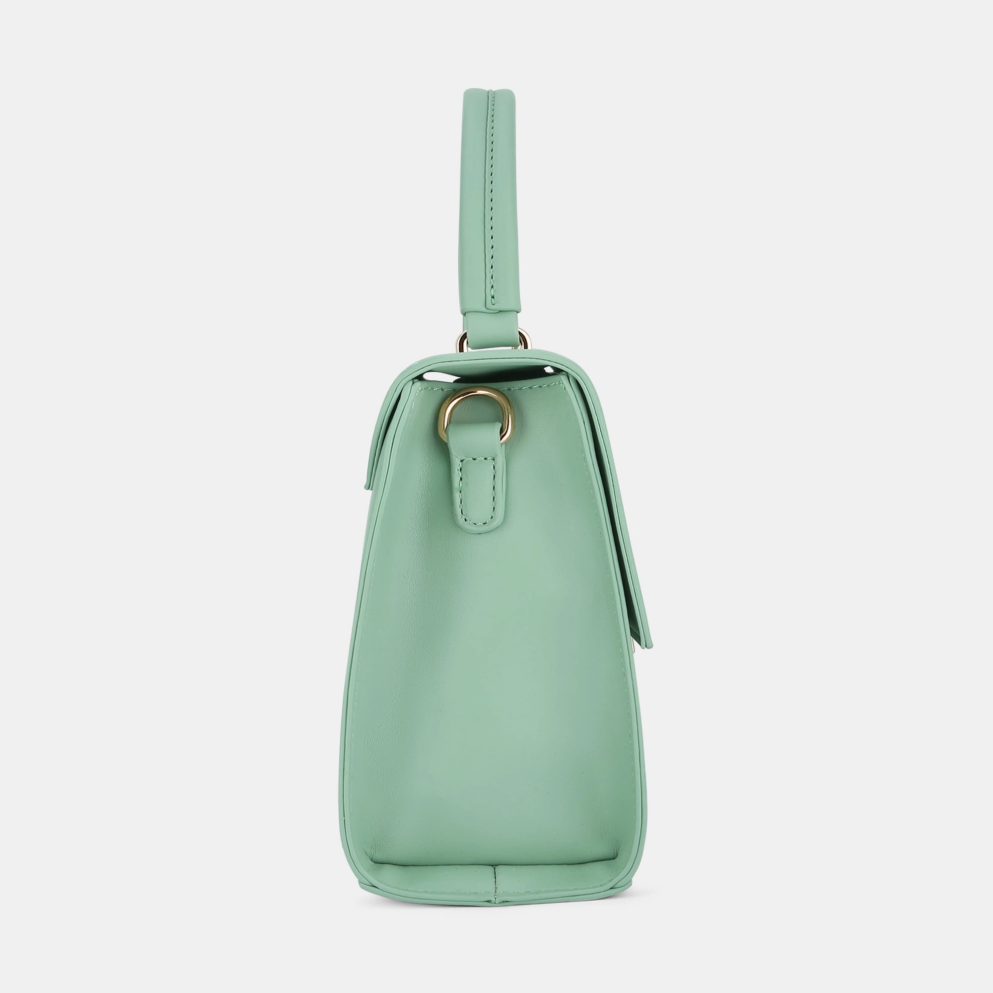Lavie Luxe Merci Mint Small Women's Flap Satchel