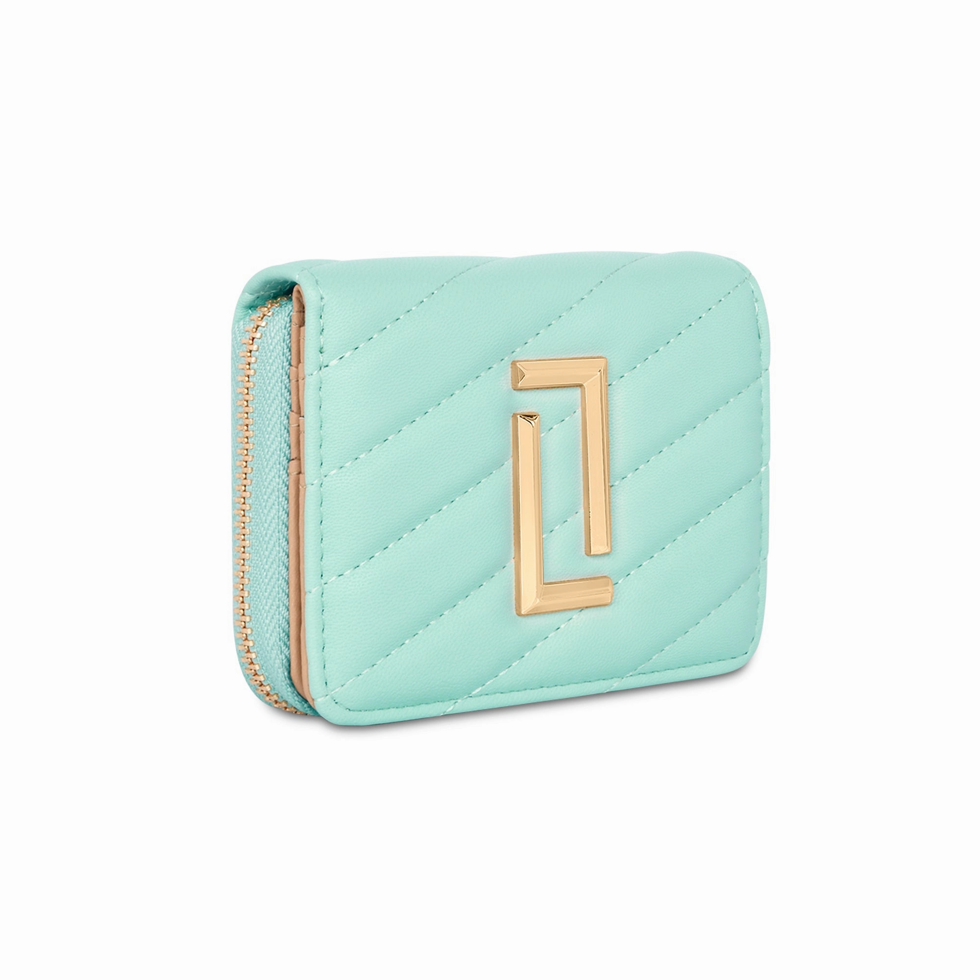 Lavie Luxe Mint Small Women's Diagonal Flap Wallet