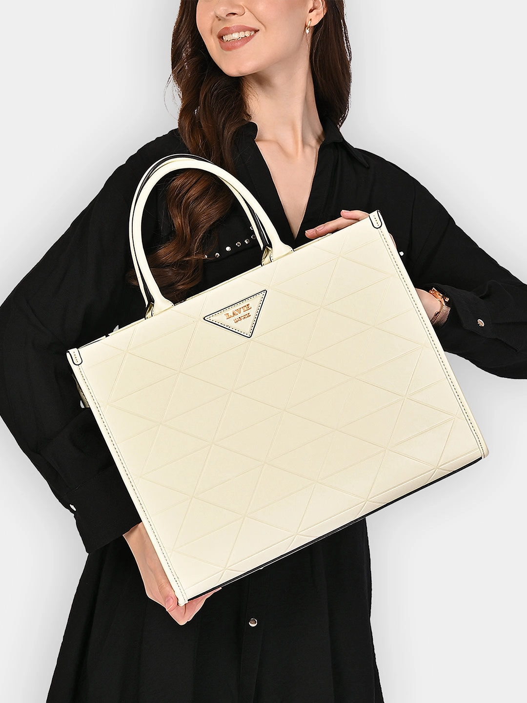 Lavie Luxe Mona25 Extra Large Box Satchel