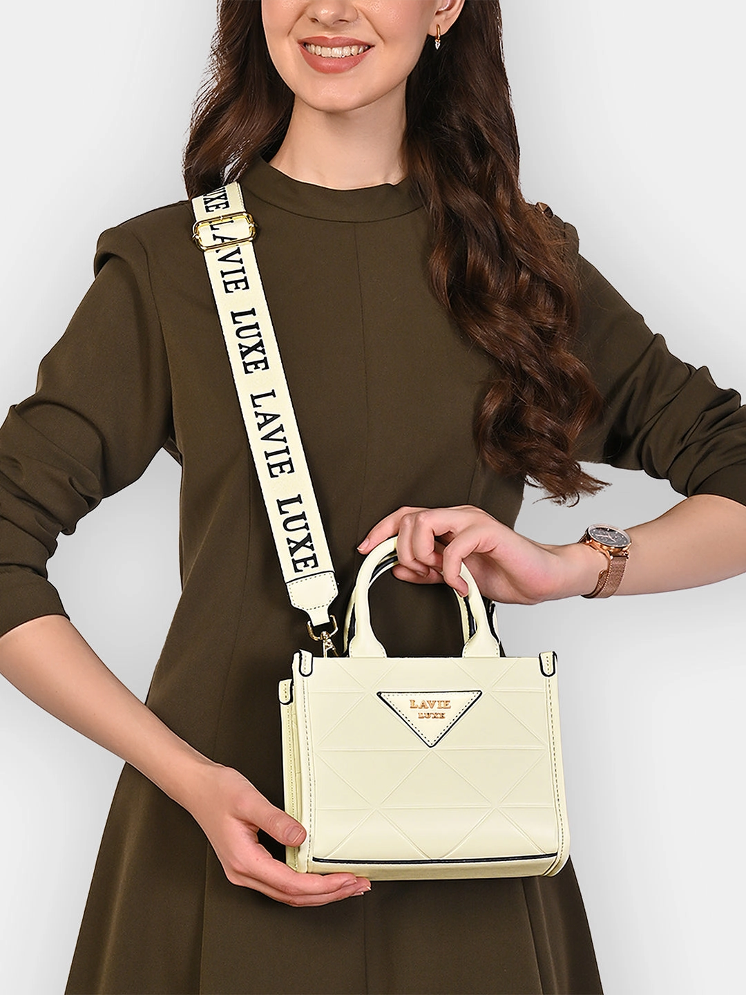 Lavie Luxe Mona25 Extra Small Box Satchel