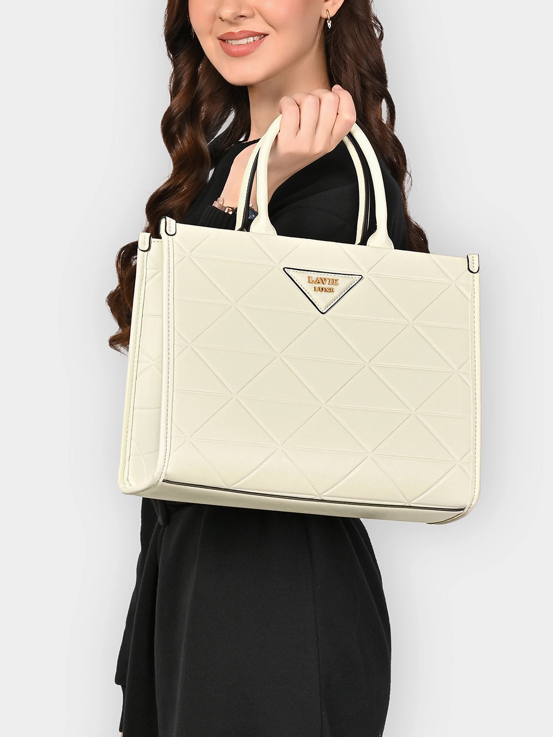 Lavie Luxe Mona25 Large Box Satchel