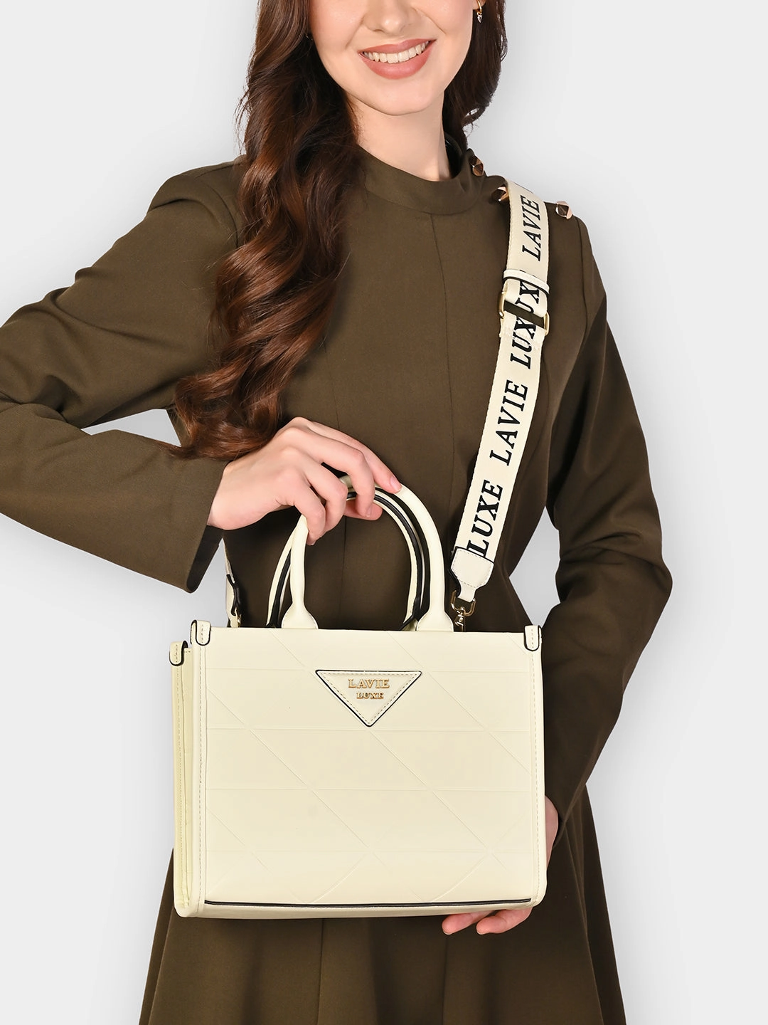 Lavie Luxe Mona25 Medium Box Satchel