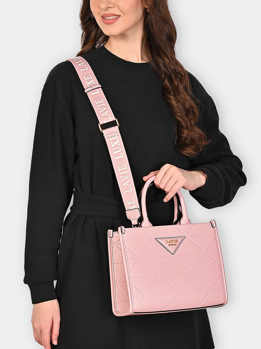 Lavie Luxe Mona25 Medium Box Satchel
