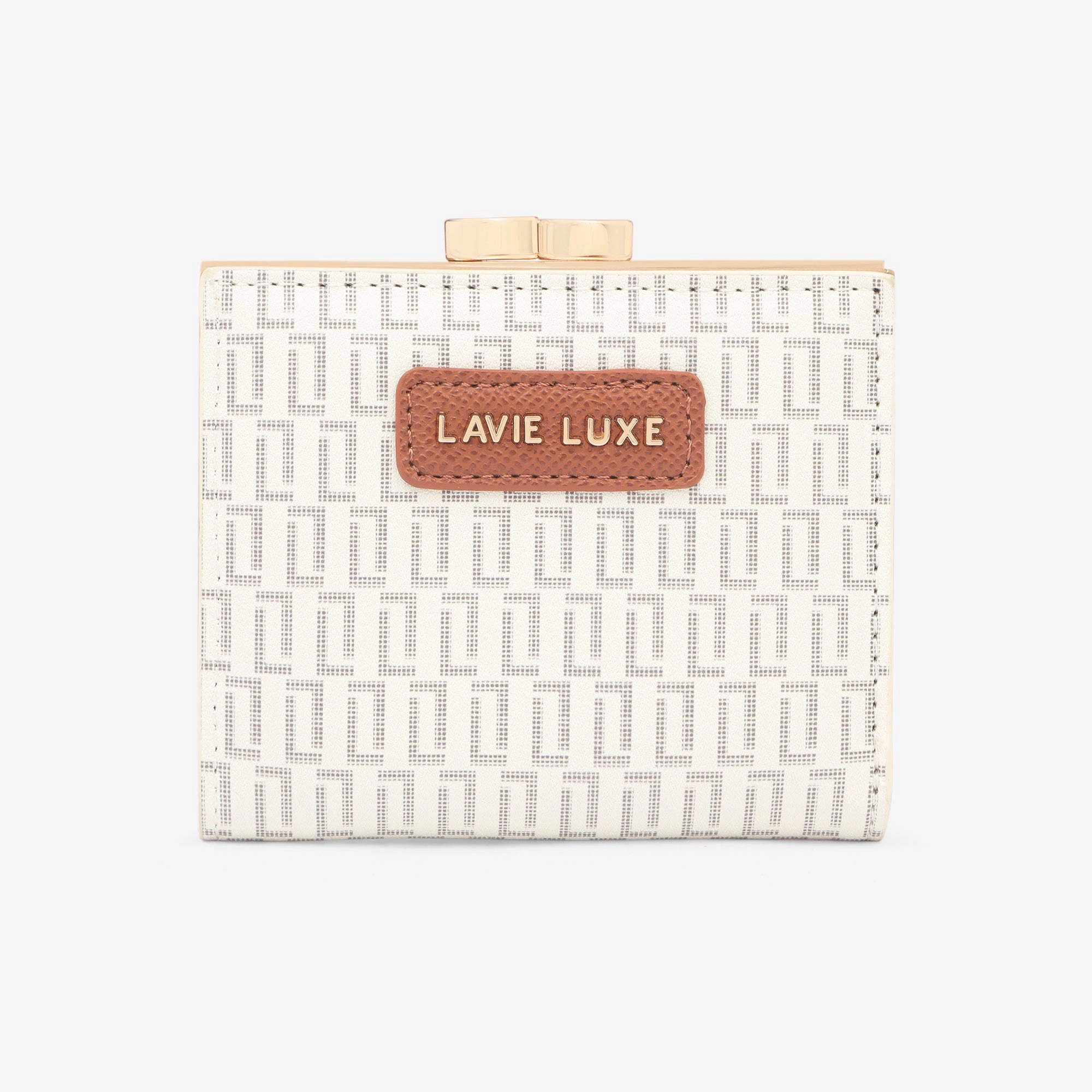 Lavie Luxe Mono Frame Off White Small Women's Wallet