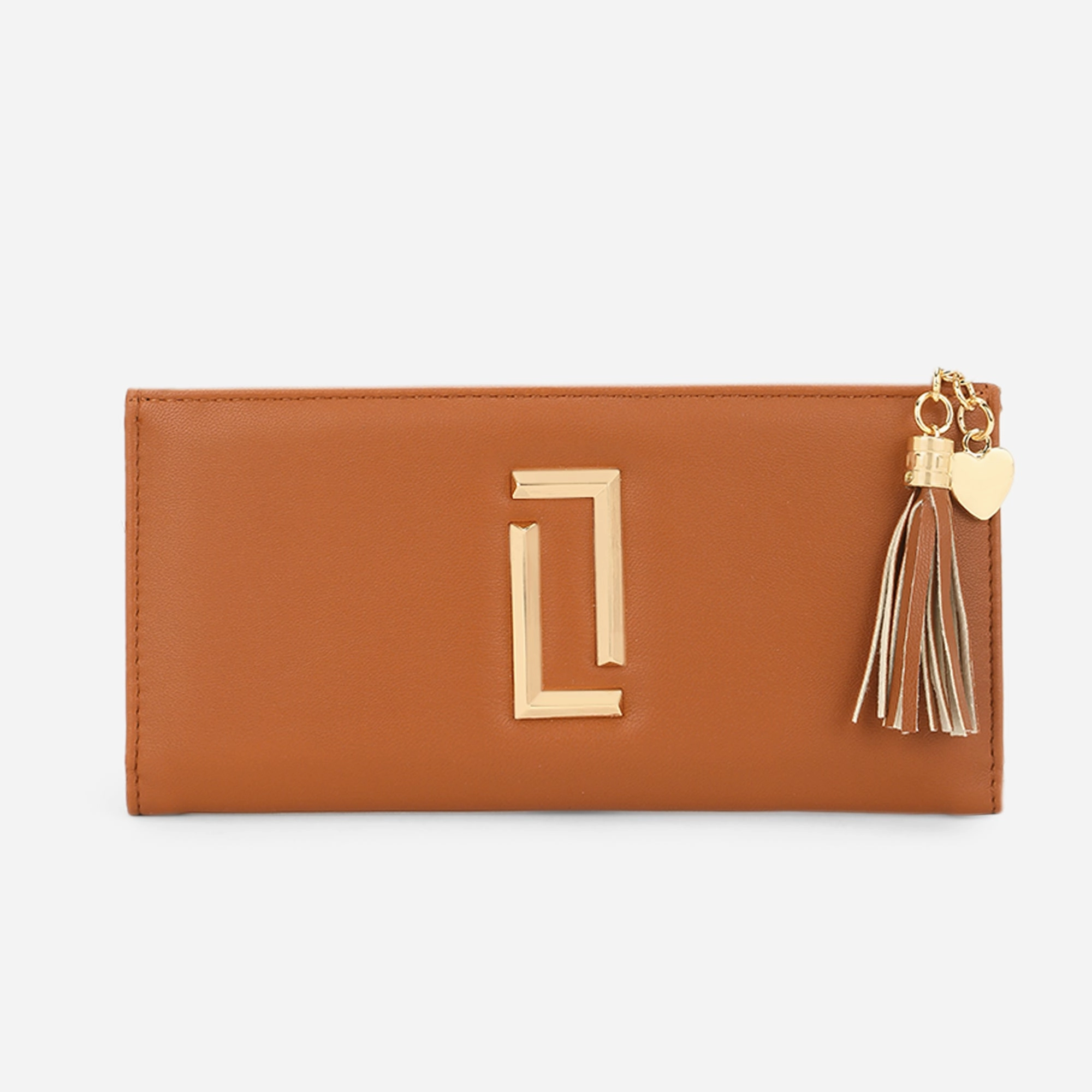 Lavie Luxe Safain24 Tan Large Women's Bifold Wallet