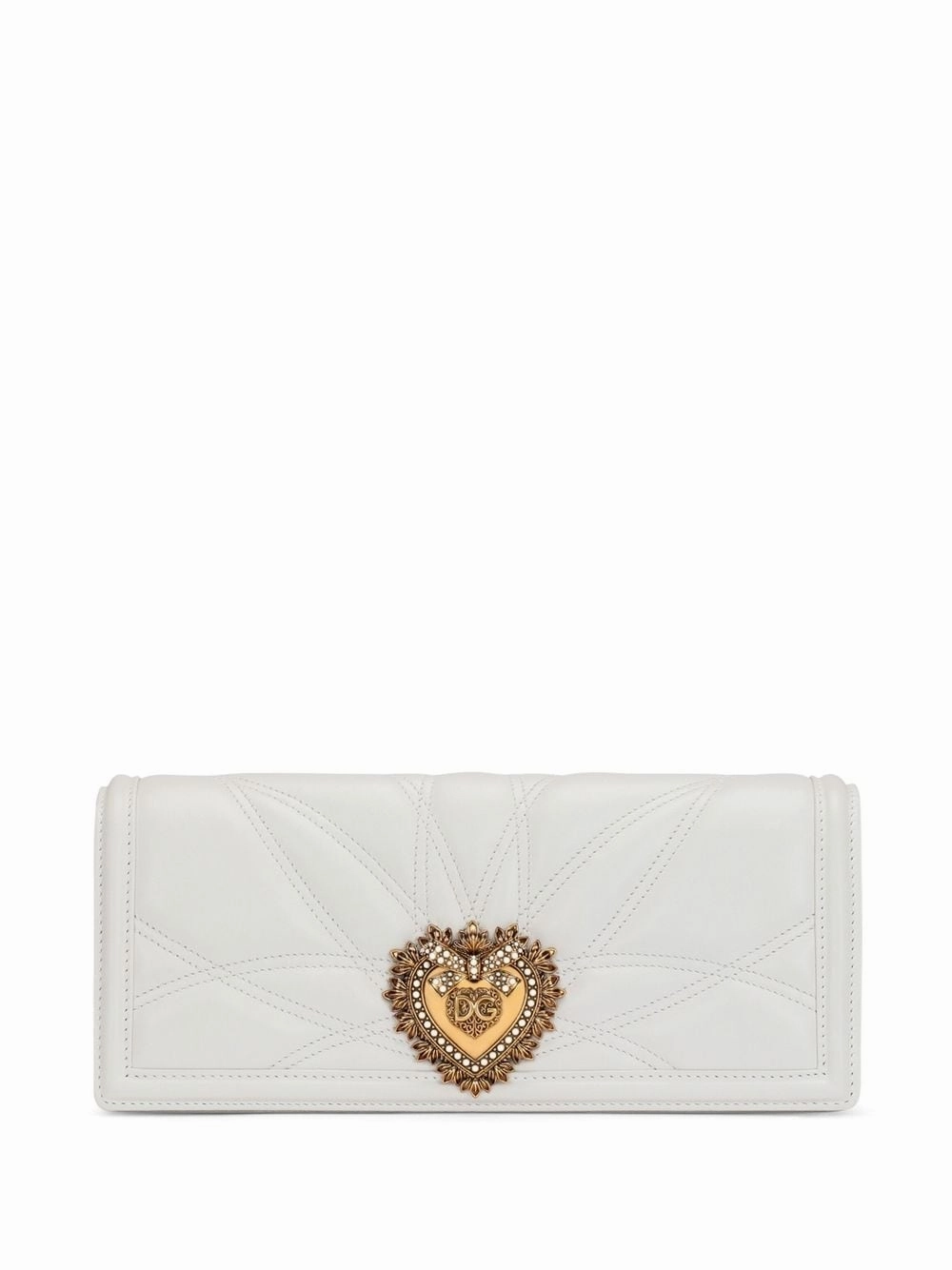 Leather baguette bag