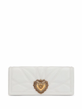 Leather baguette bag