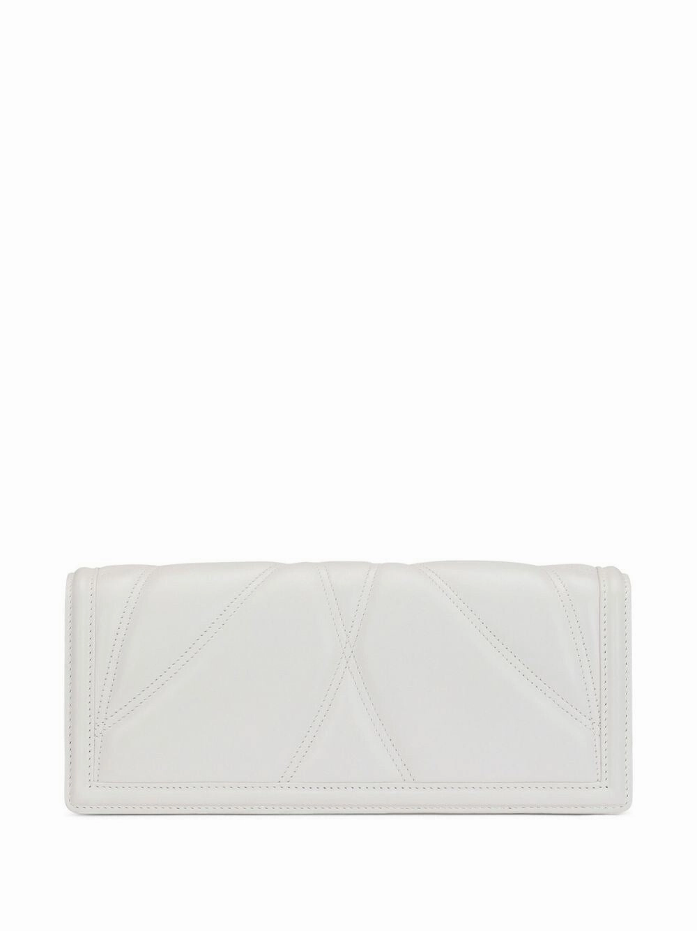 Leather baguette bag