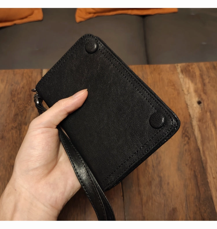 Leather Clutch Wallet Leather Wristlet Wallet for Men Wristlet Wallet Small Wristlet Wallet