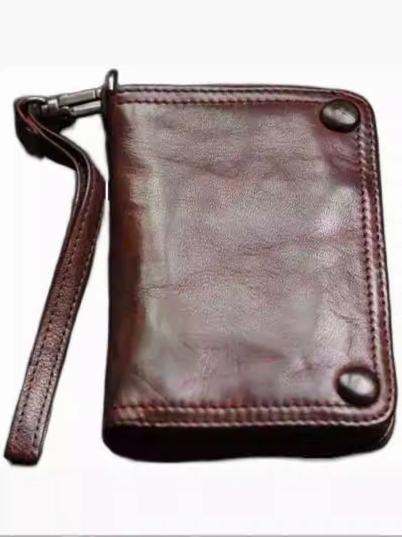Leather Clutch Wallet Leather Wristlet Wallet for Men Wristlet Wallet Small Wristlet Wallet