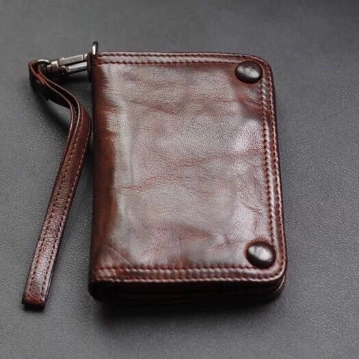 Leather Clutch Wallet Leather Wristlet Wallet for Men Wristlet Wallet Small Wristlet Wallet
