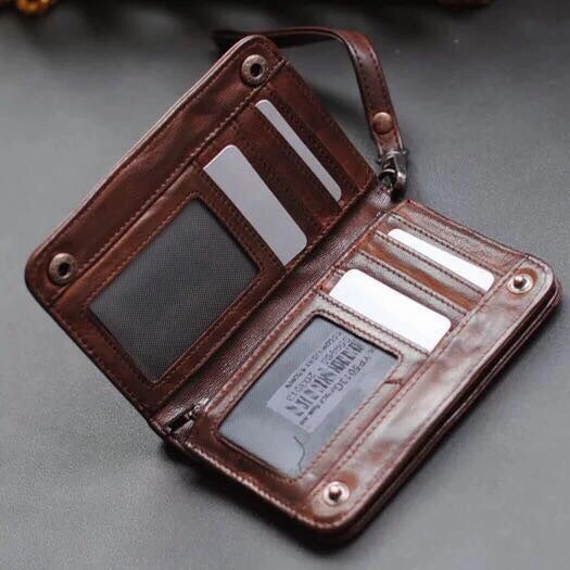Leather Clutch Wallet Leather Wristlet Wallet for Men Wristlet Wallet Small Wristlet Wallet