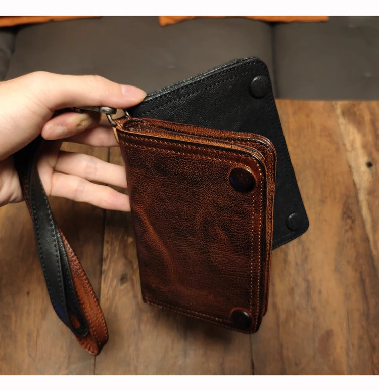 Leather Clutch Wallet Leather Wristlet Wallet for Men Wristlet Wallet Small Wristlet Wallet