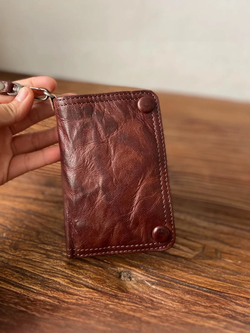 Leather Clutch Wallet Leather Wristlet Wallet for Men Wristlet Wallet Small Wristlet Wallet