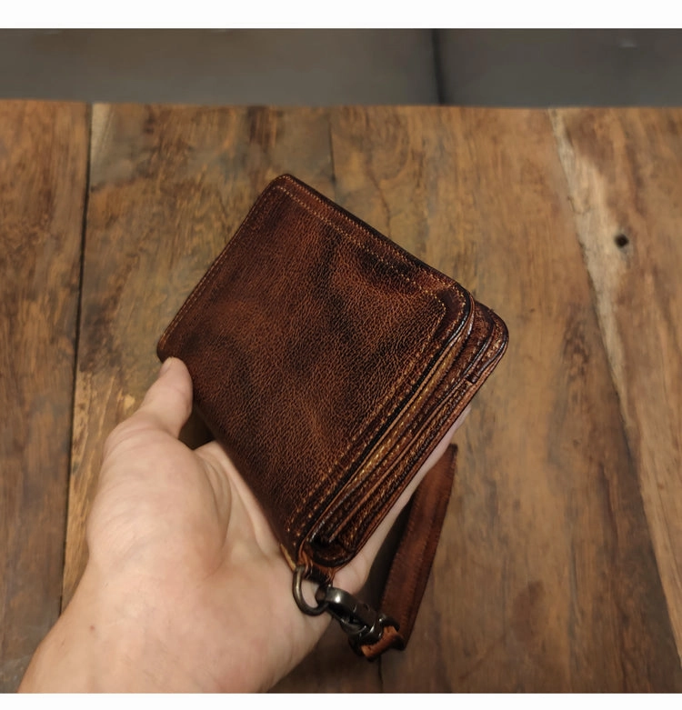 Leather Clutch Wallet Leather Wristlet Wallet for Men Wristlet Wallet Small Wristlet Wallet