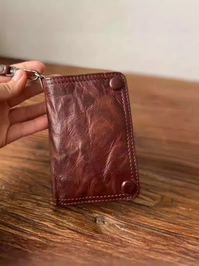 Leather Clutch Wallet Leather Wristlet Wallet for Men Wristlet Wallet Small Wristlet Wallet
