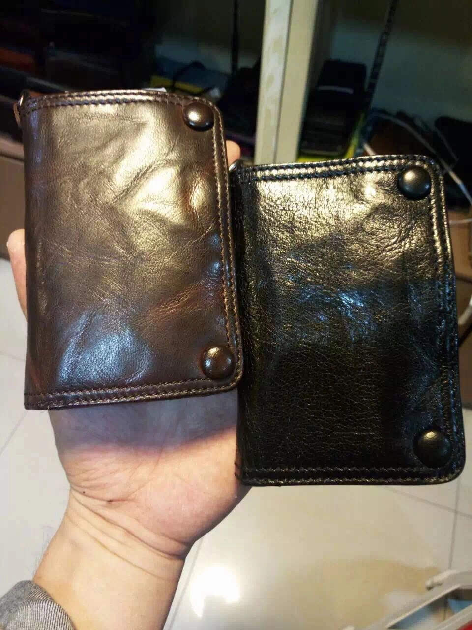 Leather Clutch Wallet Leather Wristlet Wallet for Men Wristlet Wallet Small Wristlet Wallet
