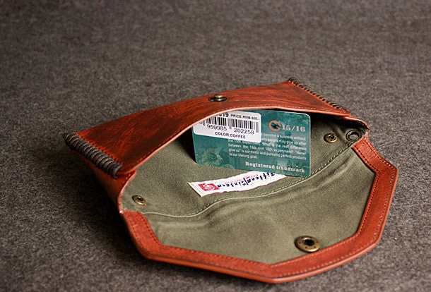 Leather men long wallet clutch brown strip phone vintage clutch men purse clutch
