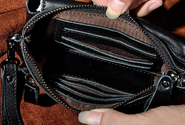 LEATHER MENS Clutch Wristlet Bag Phone Wallet FOR MEN