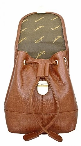 Leatherbay Mini Backpack (Dark Brown)