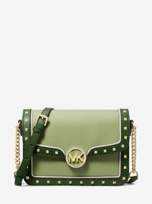 Leida Medium Studded Shoulder Bag