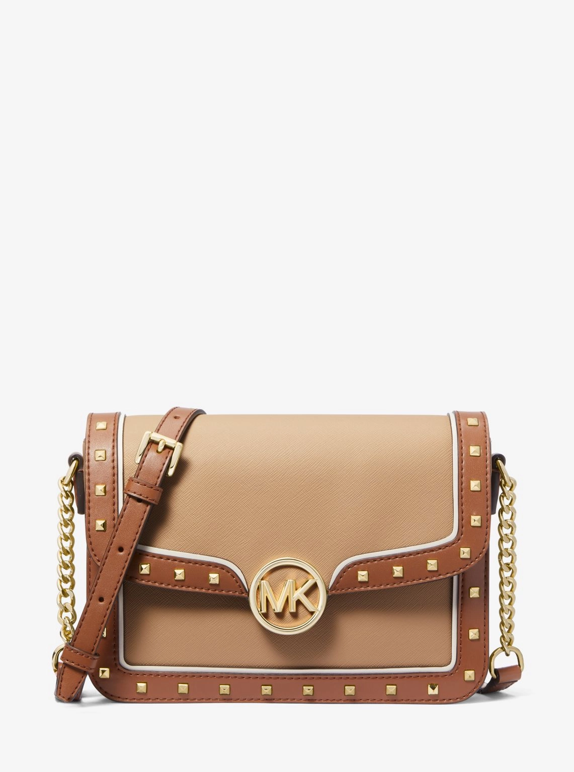 Leida Medium Studded Shoulder Bag