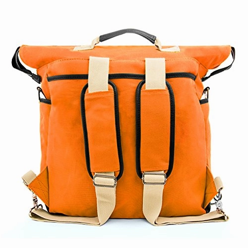 Lencca Phlox Laptop Messenger Bag For Lenovo Ideapad 15" Inch Laptop Tab(Orange)