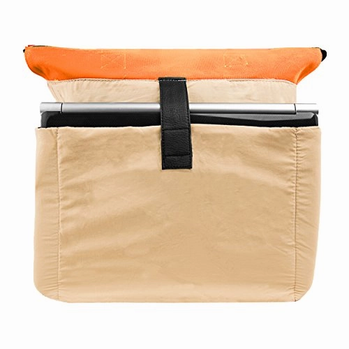 Lencca Phlox Laptop Messenger Bag For Lenovo Ideapad 15" Inch Laptop Tab(Orange)