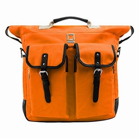 Lencca Phlox Laptop Messenger Bag For Lenovo Ideapad 15" Inch Laptop Tab(Orange)