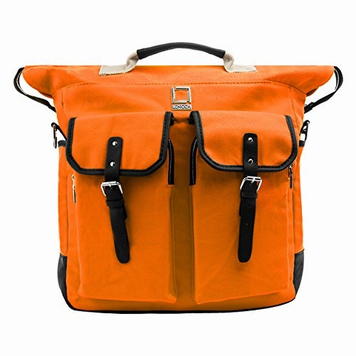 Lencca Phlox Laptop Messenger Bag For Lenovo Ideapad 15" Inch Laptop Tab(Orange)