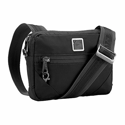 Lewis N. Clark Secura Anti-Theft Commuter Shoulder Bag, Onyx