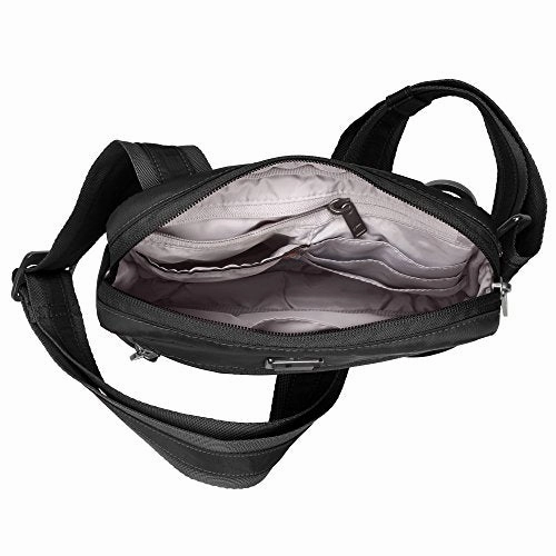 Lewis N. Clark Secura Anti-Theft Commuter Shoulder Bag, Onyx