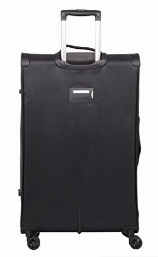 Lightweight Large Luggage Sets 2 piece 29in 32 inch - Reinforced Suitcases Set (Black)