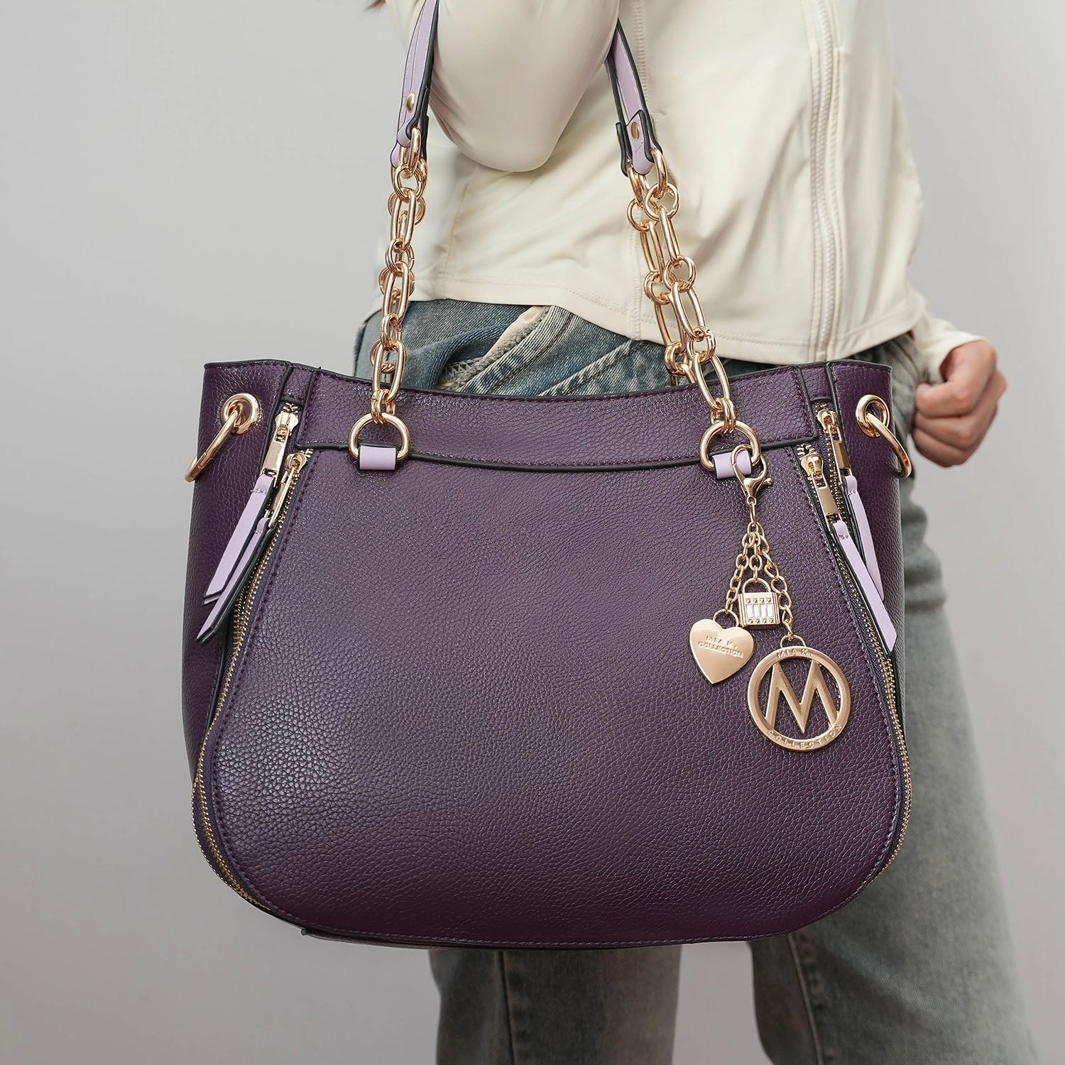 Lina Women's Shoulder Bag & Wallet Set by Mia K