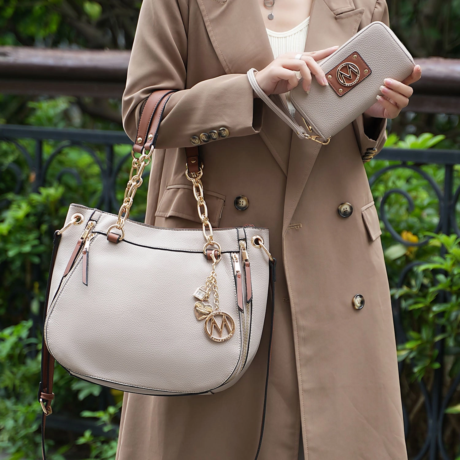 Lina Women's Shoulder Bag & Wallet Set by Mia K