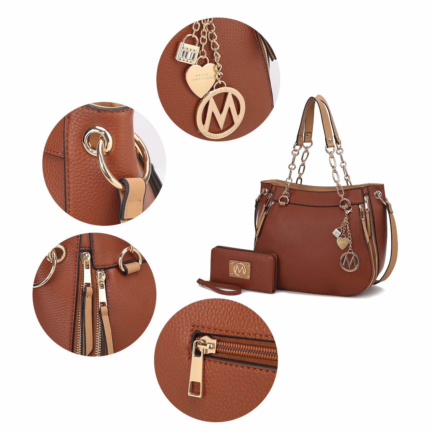Lina Women's Shoulder Bag & Wallet Set by Mia K