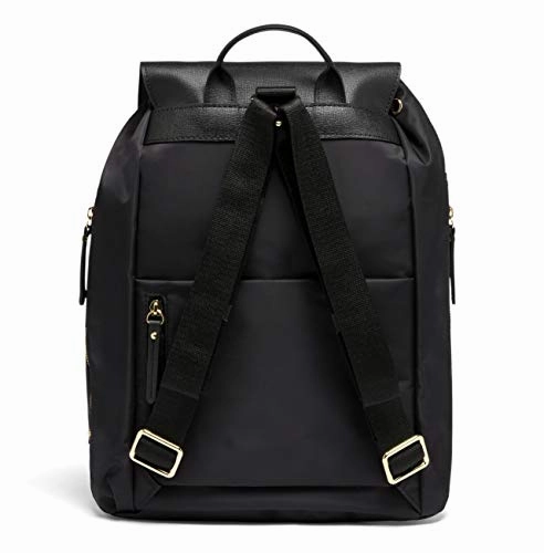 Lipault - Plume Avenue Backpack - 15" Laptop Over Shoulder Purse Bag for Women - Jet Black/Light Gold